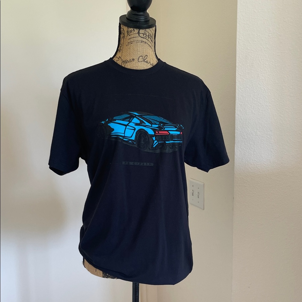 Navy Blue Car Graphic Tee